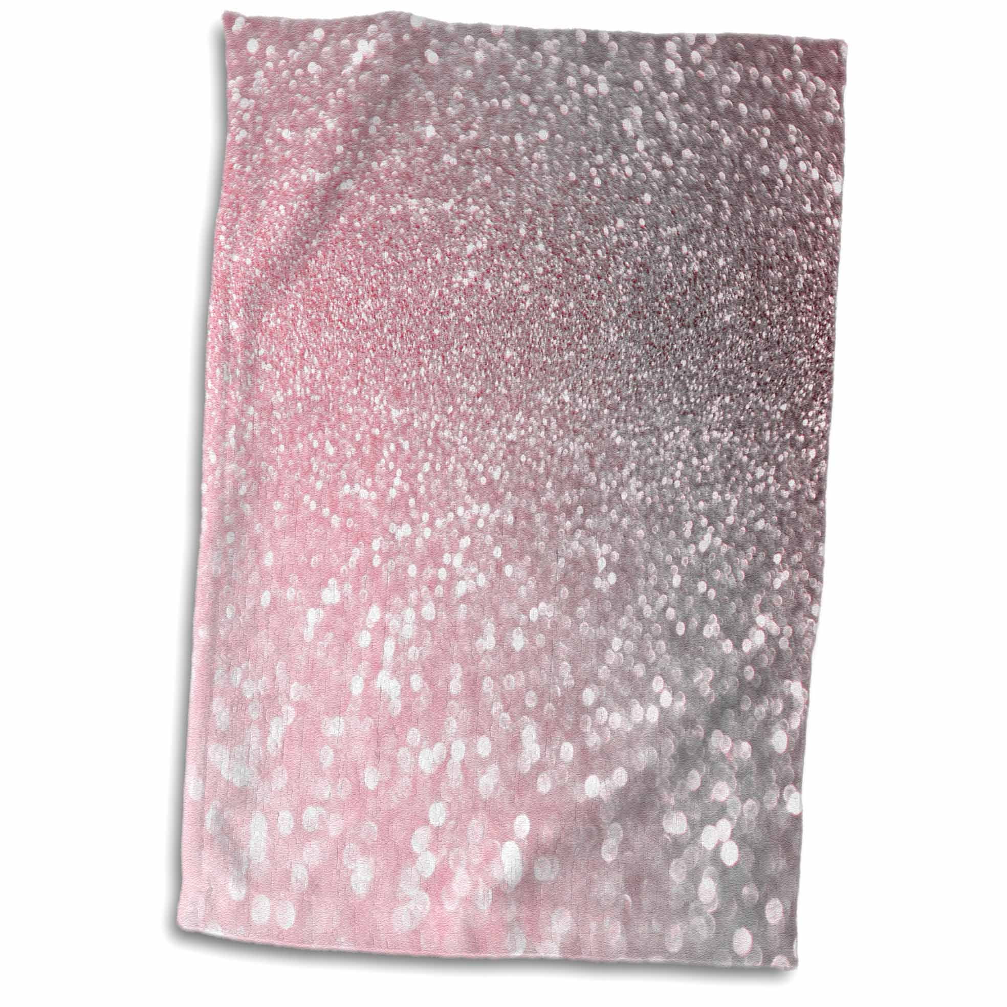 Bubblegum Pink faux Glitter Fabric