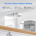 thumbnail image 4 of Waterdrop Mega Electric Water Filter Pitcher, Dispenser, 200-Gallon, 5X Times Long-Life Filtered Water Pitchers, NSF/ANSI 42&53&401&372, Reduce Chlorine, Lead, PFAS, 27-Cup, White, with 1 Filter, 4 of 9