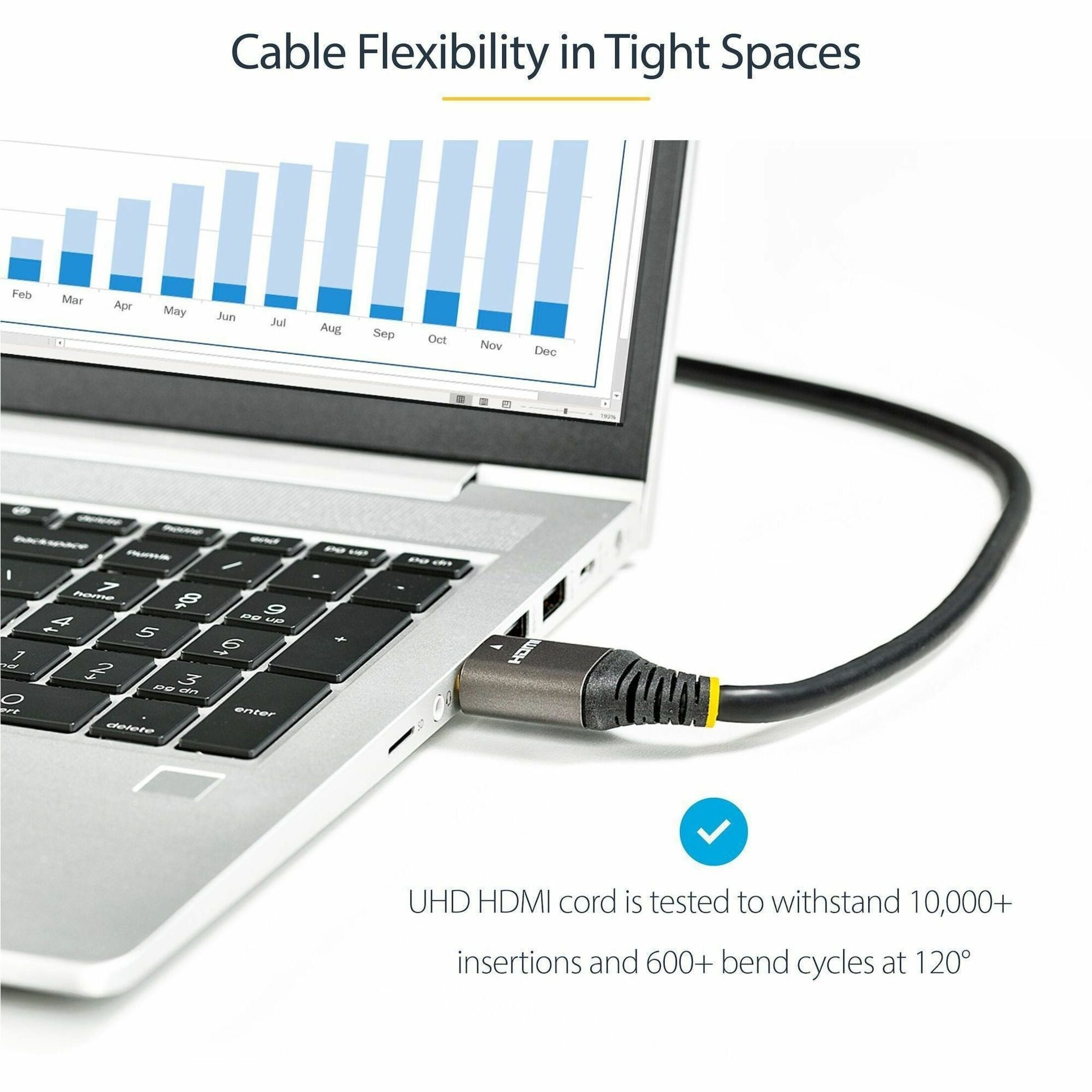 Startech.com 10ft (3m) Premium Certified Hdmi 2.0 Cable With Ethernet, High Speed Ultra Hd 4k 60hz Hdmi Cable Hdr10, Arc, Hdmi Cord For Ultra Hd Monitors, Tvs, Displays, W/ Tpe Jacket - Durable Hdmi