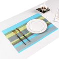 thumbnail image 5 of 8 manteles individuales antideslizantes resistentes al calor de Pvc lavables manteles individuales para mesa de comedor, 5 of 5