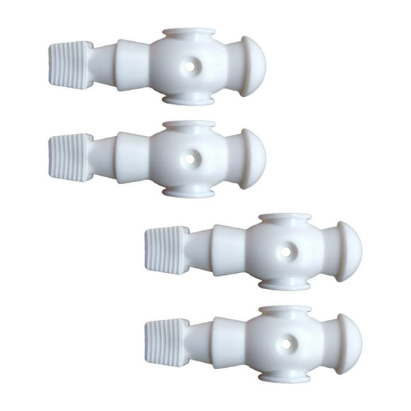 Guardoinrt 4x Foosball Table Men for Table Soccer Games Men Table Table Yellow Player Football White 107x36mm