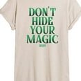 thumbnail image 3 of Wicked - Dont Hide Your Magic - Women's Oversized Graphic T-Shirt, 3 of 5