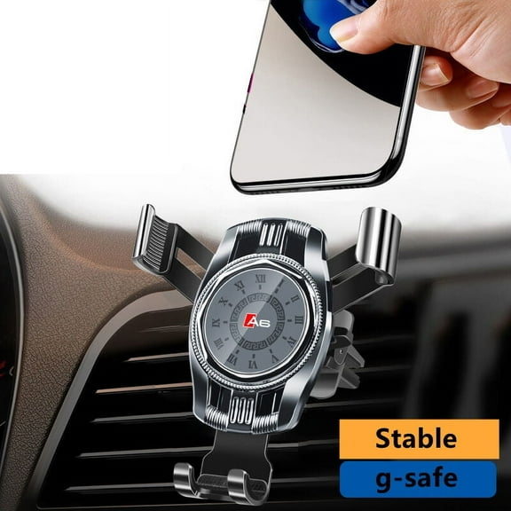 For Audi A6 Gravity Car Holder Auto Air Vent Mount Clip Bracket Cell Holder No Magnetic GPS Mobile Phone Stand
