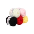 thumbnail image 4 of 5Pcs Acrylic Line Crochet Diy Medium Thick Cushion Doll Hook Shoes Line Wool, 4 of 8
