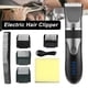 thumbnail image 5 of Clippers de pelo eléctrico 0.8-2.0mm Hombre de barbero inalámbrico recargable LED Trimmers de cerámica Máquina de afeitar con límite Cepillos para el cabello Gris Scienceny  CE001610-03B, 5 of 7