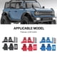 thumbnail image 5 of Soporte amortiguador RC Bewildely 1/18 aleación de aluminio para Trx4m Kits de construcción modelo Azul, 5 of 6