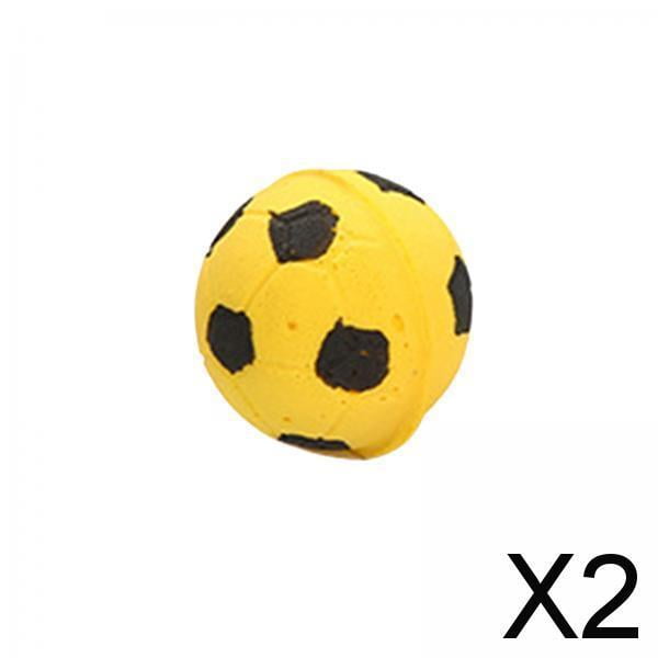 2x Juguete de Pelota para Gatos, Juguete para Perros de Fútbol, Resistente a Mordeduras, Divertido, Suave, Pelota de Fútbol, Juguete para Gatos, Jugue 2 piezas
