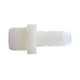 thumbnail image 1 of Adaptador Anderson de nylon de 1/4 pulgadas de diámetro. MPT Barb White, 1 of 2