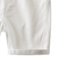 thumbnail image 6 of HAOTAGS School Uniform Shorts for Boys(2–8) Mid-Length Solid Casual Summer Soft Cotton Shorts With Functional Front Pockets White Size 5-6 Years, 6 of 9
