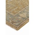 thumbnail image 5 of HomeRoots 512605 5 x 8 ft. Wool Floral Hand Knotted Stain Resistant Area Rug with Fringe - Gold, Blue & Gray, 5 of 5