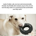 thumbnail image 5 of Dog Puzzle Toys,Dog Tire Chewing Toy Bite Resistant Treat Dispensing Rubber Aggressive Dog Tug Toy with Rope for Medium Large Dogs Improve Your Dog's Intelligence (Black), 5 of 9