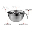 thumbnail image 5 of FHBVT Stainless Steel Mixing Bowls with Handles, Set of 3, Large, Medium Small, Ideal for Food Prep Baking Cooking Rust-Resistant, Durable, Dishwasher Safe, Perfect for Mixing, Whisking Marinating, 5 of 7