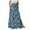 Blue, variant on vigerkar Women's Summer Boho Floral Maxi Skirts High Waisted Flowy Swing Beach Long Skirt with Pockets 2025 White, S
