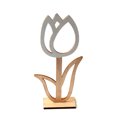 thumbnail image 1 of 1 Uds. De flores pequeñas huecas de madera Natural, adornos de Pascua, mesa de regalo, tulipán sólido para Festival, boda, 1 of 8