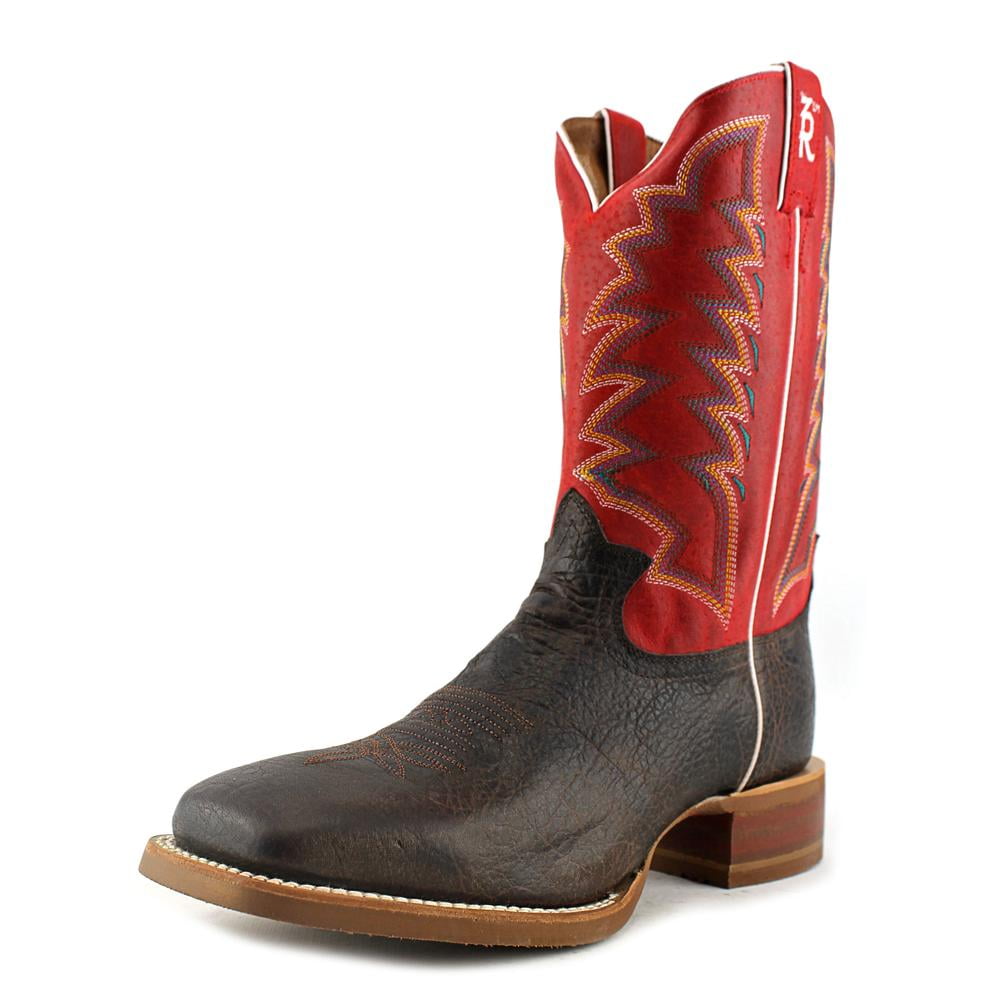 Tony Lama 3R1127 Square Toe Leather Western Boot Tony Lama 3R1127 Square Toe Leather Western Boot