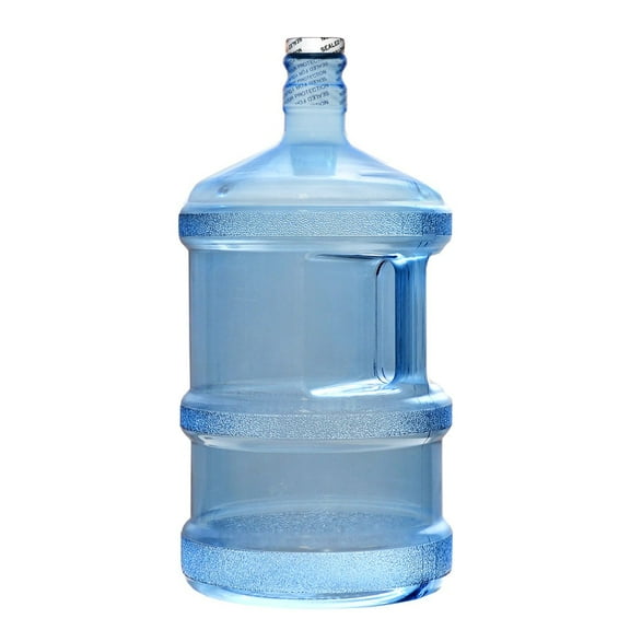3 Gallon Tall Plastic Water Bottle Jug Handle Cap Drinking Water Made In USA