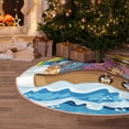 thumbnail image 6 of KLL Rainbow Animals on Noah's Ark Christmas Tree Skirt 36" ,Party Decorations Farmhouse for Christmas Decorations Holiday Party, 6 of 6