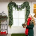 thumbnail image 2 of Artificial Soft Rattan Christmas Halloween Decoration Hotel Decoration Indoor And Outdoor, Realistic Pine Garland for Seasonal Celebrations and Festive Home, Christmas garland, 2 of 7