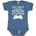 thumbnail image 3 of Inktastic Kickboxing Future Kickboxer Like Mommy Boys or Girls Baby Bodysuit, 3 of 5