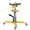 Yellow, variant on 1322 LBS 2-Stage Hydraulic Transmission Jack, High-Lift Telescopic Transmission Lift with Foot Pedal and 360° Swivel Wheels for Garage & Auto Repair Shop