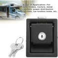 thumbnail image 3 of Sidaley Cerradura de puerta de Panel tipo tirador negro, mecanismo de bloqueo fácil y seguro para cualquier puerta, elegante y duradero Accesorios para vehículos recreativos, 3 of 6