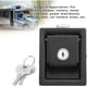thumbnail image 2 of Scienceny Cerradura de puerta de Panel tipo tirador negro, mecanismo de bloqueo fácil y seguro para cualquier puerta, elegante y duradero Accesorios para vehículos recreativos, 2 of 6