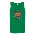 thumbnail image 3 of Colorful Neon Be Brave Dreamcatcher | Dean Russo Art Pop Culture Mens Tank Top, Kelly, XX-Large, 3 of 6