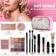thumbnail image 3 of Hot Sugar Travel Makeup Kit All in One, Makeup Kit for Women Full Kit, Makeup Gift Set for Beginners and Professionals with Cosmetic Bag (Pink), 3 of 6