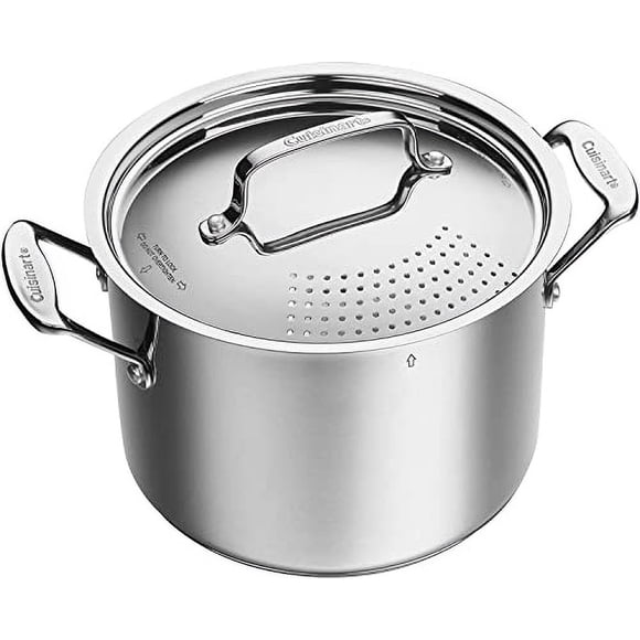 Cuisinart 766S-22 6 Qt. Stainless Steel Pasta Pot w/Straining Cover