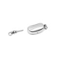 thumbnail image 4 of Jumpingount Conector de para hombre y mujer, diseño Simple de acero inoxidable, brazalete con hebilla, fabricación de joyería, artesanía DIY Ropa, zapatos y accesorios Miscelánea Tipo 1 Jumpingount AP015700-01B, 4 of 6