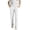 White, variant on ZLBDYG Linen Pants Girls High Waist Carrot Straight Leg Summer Bottoms Teen Kids Drawstring Ankle Length Tapered Trousers Slacks