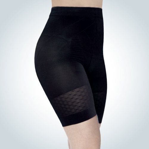 Comfia Shapewear Shorts Femme Taille Haute Vêtement de Maintient Rehausseur de Fesses Contrôle Ferme (Grand, Noir)