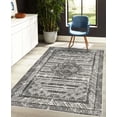 thumbnail image 4 of Ethnic Decorative Rug, Folkloric and Bohemian Artwork of Geometric Cultural Ornaments Rustic Look Grayscale Art, Quality Carpet for Bedroom Dorm and Living Room, 6 Sizes, Grey, by Ambesonne, 4 of 4
