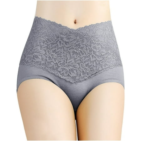 

Yclkvgw High Rise Underwear Women Seamless High-waist Lace Women s Underwear Panties Cotton Lace Thong Plus Size Panties