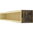 thumbnail image 5 of Ekena Millwork 4"H x 8"D x 36"W Riverwood Faux Wood Fireplace Mantel, Premium Aged, 5 of 8