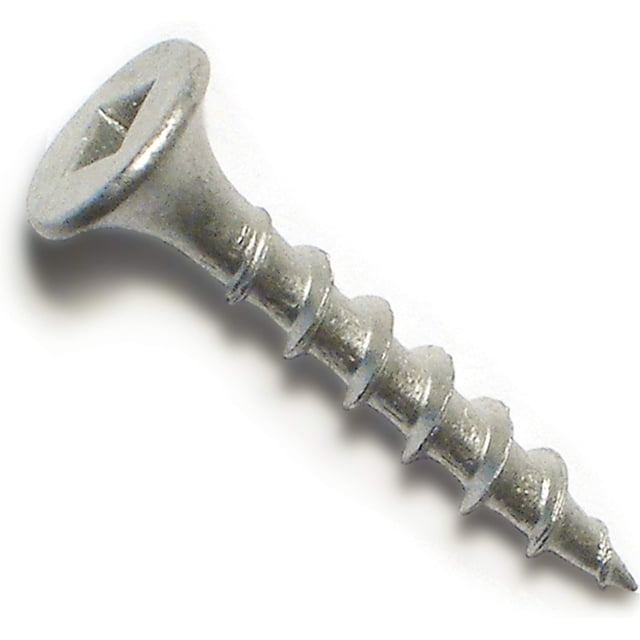 Sujetador difícil de encontrar 014973151171 Tornillos para plataforma de accionamiento cuadrado, 6 x 1 pulgada, 302 piezas