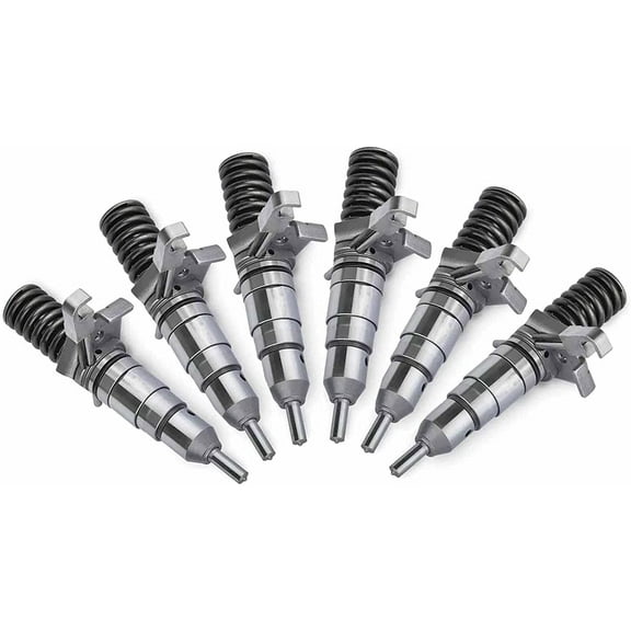 Seapple 6pcs Fuel Injector Assembly 127-8218 1278218 Compatible with Caterpillar CAT 3116 3126 525B 535B 950G 960F 962G