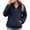 Solid, variant on Women's Fuzzy Sherpa Fleece Sweatshirts Half Zip Solid Color Long Sleeve Tops Zipper Pockets Warm Winter Outdoor Jackets