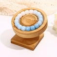 thumbnail image 6 of FENOHREFE Elegant Jewelry Presentation Stand Bracelet Display Stand Wood Bangle Storage Holder for and Collectors, 6 of 7