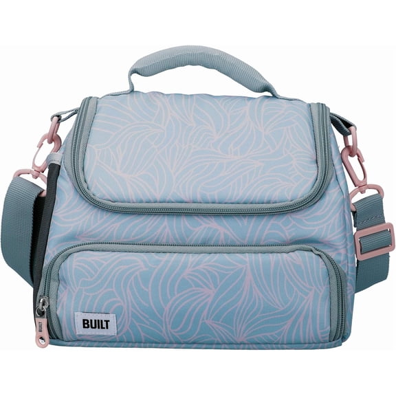 Lonchera Built Térmica Doble Compartimento Gris Rosa
