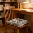 thumbnail image 4 of Eespoir Solid Chair Cushion, Super Soft Comfortable Seat Cushion, Breathable Chair Pad for Kitchen, Dining Room, Living Room, Bedroom, Sturdy Support(B), 4 of 6