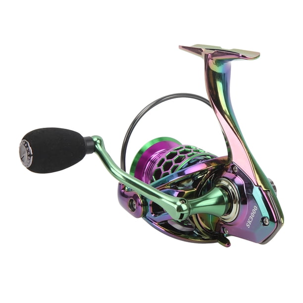 Carrete De Pesca Giratorio, Carrete Ligero De Agua Dulce Salada Con Rodamientos 14+1 Premium Y Diseño Impermeable, Para Pesca Ultraligera En Hielo