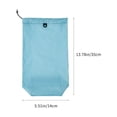 thumbnail image 3 of Nylon Travel Shoe Bag with Drawstring, Water-Resistant Packing Organizer for Slippers, Sandals and Gym Shoes, 13.78 x 5.51 in, Blue, 3 of 7