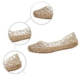 thumbnail image 5 of Ticikt Women's Jelly Sandals Ballet Shoes On Flats Hollow Out Loafers, 5 of 9