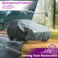thumbnail image 4 of COVINTON Waterproof All Weather Car Cover for Medium Cars UV Protective Indoor&Outdoor Use Vehicle Cover, Gray, SUV-XL(204"x78"x62"), 4 of 6