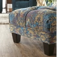 thumbnail image 2 of Roundhill Furniture Berliton Fabric Tufted Oversized Ottoman in Turkish Gemstone, 2 of 9