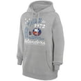 thumbnail image 2 of Men's Starter  Heather Gray New York Islanders Arch City Team Graphic Fleece Pullover Hoodie, 2 of 3
