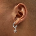 thumbnail image 3 of Claire's Tween Girls Stackable Silver Star and Moon Stud Earrings, 6-Pack, Sensitive Solutions, 3 of 4