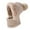 Beige, variant on Winter Knit Scarf Set with Lined Cap Ear Warmer Ski Hat Pom for Cold Weather Comfort