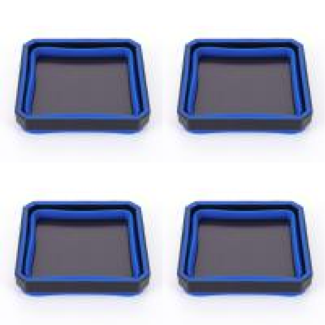 Caja Bandeja 4.53 En Herramientas De Metal Almacenamiento De Piezas Piezas Magnéticas Plegables Azul